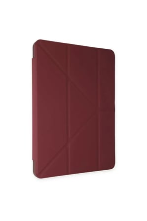 Newface Apple iPad Air 4 10.9 Kılıf Kalemlikli Mars Tablet Kılıfı - Mürdüm