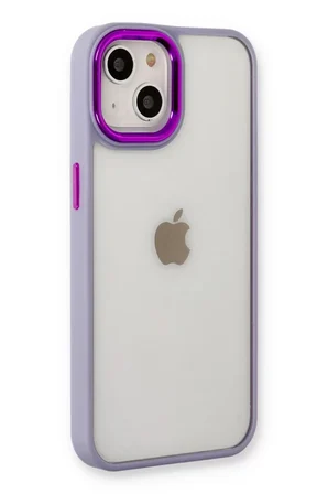 Newface Apple iPhone 14 Plus Kılıf Dora Kapak - Lila