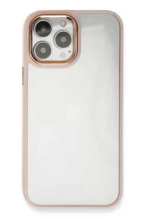 Newface Apple iPhone 14 Pro Kılıf Dora Kapak - Pudra