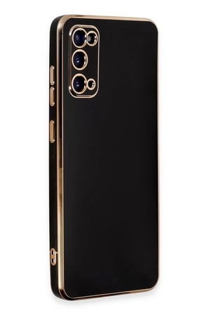 Newface Samsung Galaxy S20 Kılıf Volet Silikon - Siyah