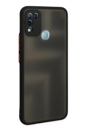Newface İnfinix Hot 10 Play Kılıf Montreal Silikon Kapak - Siyah