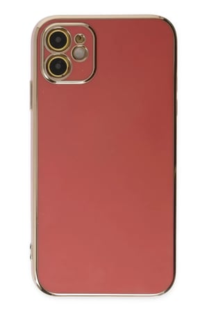 Newface Apple iPhone 12 Kılıf Volet Silikon - Kırmızı