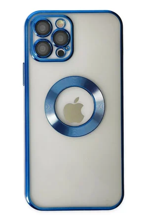 Newface Apple iPhone 12 Pro Kılıf Slot Silikon - Mavi