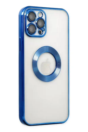 Newface Apple iPhone 12 Pro Kılıf Slot Silikon - Mavi