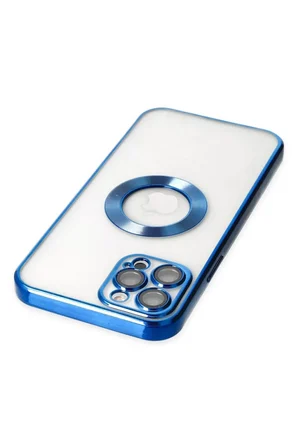 Newface Apple iPhone 12 Pro Kılıf Slot Silikon - Mavi