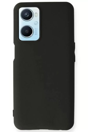 Newface Oppo A96 Kılıf First Silikon - Siyah