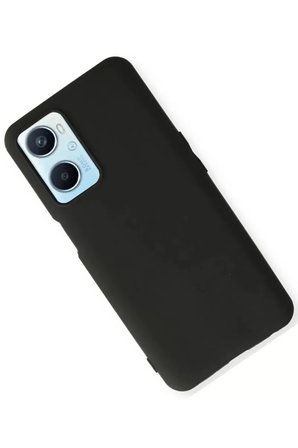 Newface Oppo A96 Kılıf First Silikon - Siyah