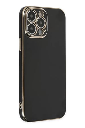Newface Apple iPhone 14 Pro Kılıf Volet Silikon - Siyah