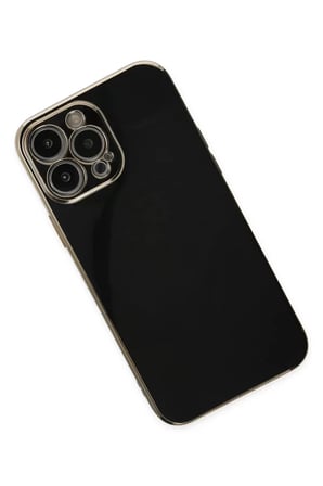 Newface Apple iPhone 14 Pro Kılıf Volet Silikon - Siyah
