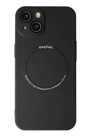 Newface Apple iPhone 14 Plus Kılıf Jack Magneticsafe Lens Silikon - Siyah