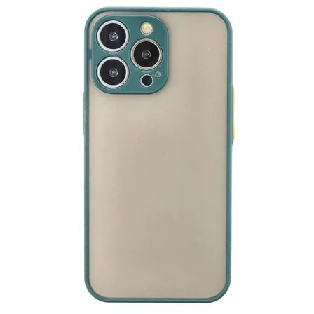 Newface Apple iPhone 14 Pro Max Kılıf Montreal Silikon Kapak - Yeşil