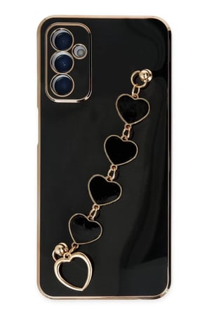 Newface Samsung Galaxy M23 Kılıf Esila Silikon - Siyah