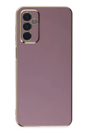 Newface Samsung Galaxy M23 Kılıf Volet Silikon - Mor