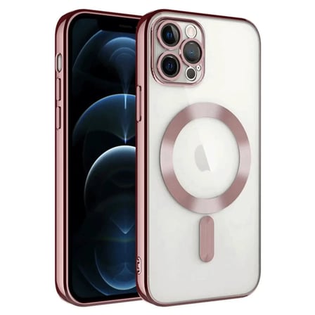 Newface Apple iPhone 14 Pro Max Kılıf Kross Magneticsafe Kapak - Rose
