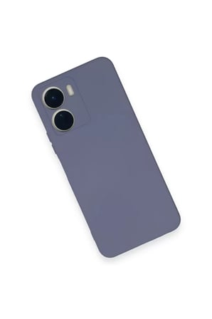 Newface Vivo Y16 Kılıf Nano içi Kadife Silikon - Gri