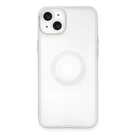 Newface Apple iPhone 14 Plus Kılıf Santa Lens Silikon - Şeffaf