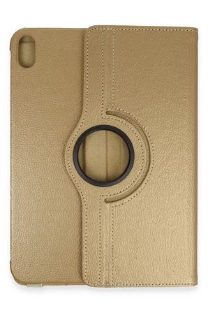 Newface Apple iPad 2022 10.9 (10.nesil) Kılıf 360 Tablet Deri Kılıf - Gold