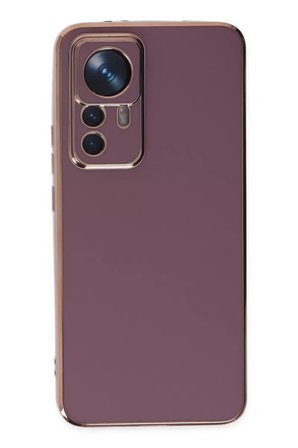 Newface Xiaomi Mi 12T Pro Kılıf Volet Silikon - Mor