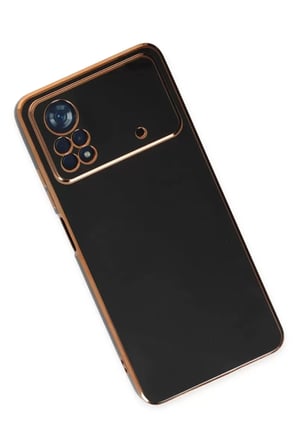 Newface Xiaomi Poco X4 Pro 5G Kılıf Volet Silikon - Siyah