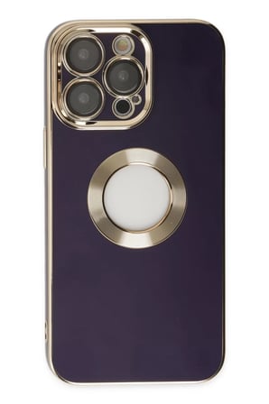 Newface Apple iPhone 14 Pro Kılıf Store Silikon - Derin Mor