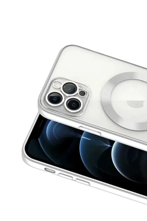 Newface Apple iPhone 13 Pro Kılıf Kross Magneticsafe Kapak - Gümüş