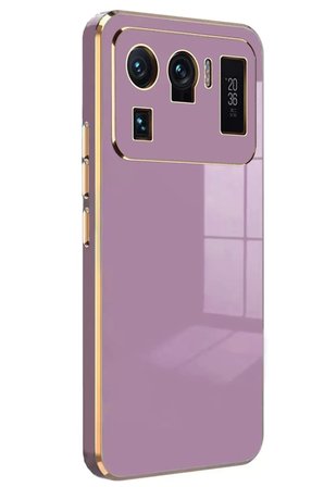 Newface Xiaomi Mi 11 Ultra Kılıf Volet Silikon - Mor
