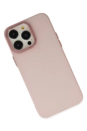 Newface Apple iPhone 13 Pro Max Kılıf Modos Metal Kapak - Pembe