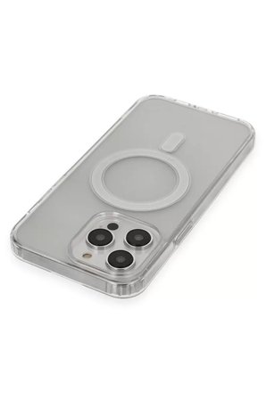 Newface Apple iPhone 14 Pro Max Kılıf Matte Şeffaf Magneticsafe - Şeffaf