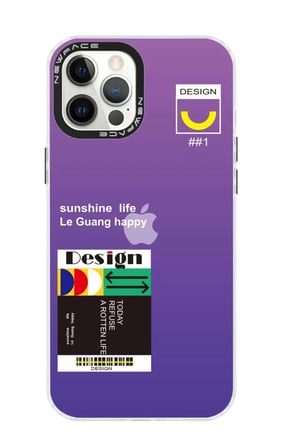 Newface Apple iPhone 12 Pro Max Kılıf Estoril Desenli Kapak - Estoril - 4