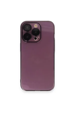 Newface Apple iPhone 13 Pro Max Kılıf Armada Lensli Kapak - Derin Mor