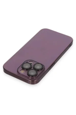 Newface Apple iPhone 13 Pro Max Kılıf Armada Lensli Kapak - Derin Mor
