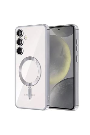 Newface Samsung Galaxy S23 Plus Kılıf Kross Magneticsafe Kapak - Gümüş