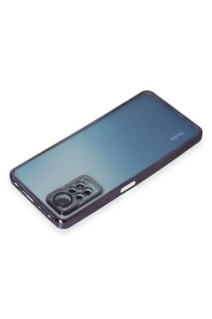 Newface Xiaomi Redmi Note 11 Pro Kılıf Razer Lensli Silikon - Mor