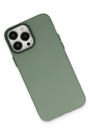 Newface Apple iPhone 14 Pro Kılıf Modos Metal Kapak - Koyu Yeşil