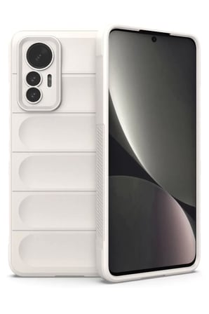 Newface Xiaomi Mi 12 Lite Kılıf Optimum Silikon - Krem