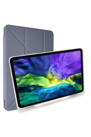 Newface Huawei MatePad SE Kılıf Kalemlikli Mars Tablet Kılıfı - Lavender