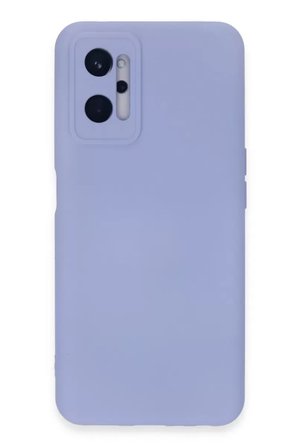 Newface Realme 9i 4G Kılıf Nano içi Kadife Silikon - Lila