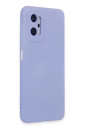 Newface Realme 9i 4G Kılıf Nano içi Kadife Silikon - Lila