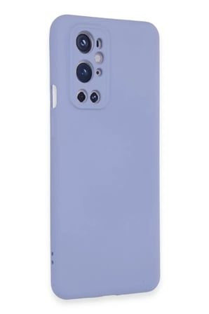 Newface One Plus 9 Pro Kılıf Nano içi Kadife Silikon - Mavi