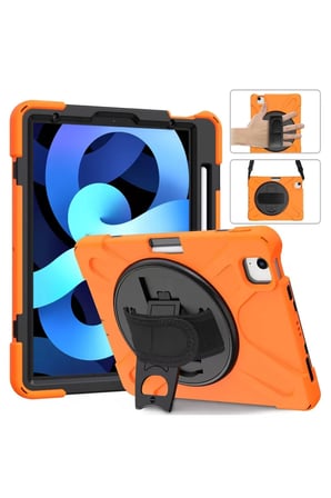 Newface Apple iPad 2022 10.9 (10.nesil) Kılıf Amazing Tablet Kapak - Turuncu