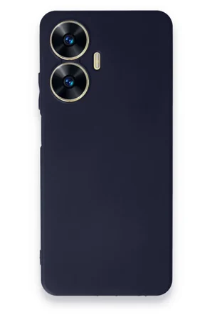 Newface Realme C55 Kılıf First Silikon - Lacivert