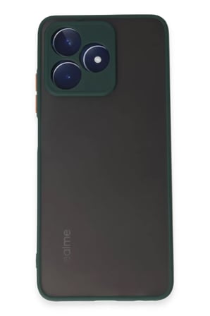 Newface Realme C53 Kılıf Montreal Silikon Kapak - Yeşil