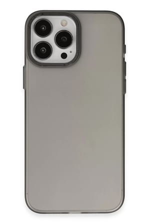 Newface Apple iPhone 15 Pro Kılıf Modos Metal Kapak - Siyah