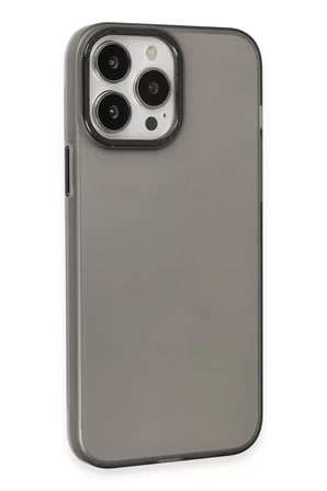 Newface Apple iPhone 15 Pro Kılıf Modos Metal Kapak - Siyah
