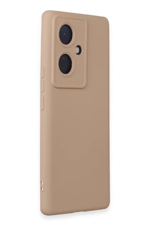 Newface Vivo V29 Lite Kılıf Nano içi Kadife Silikon - Pudra