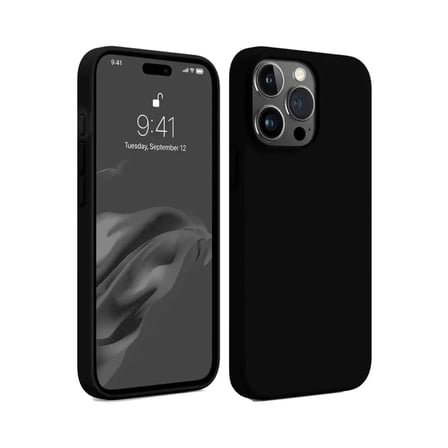 Newface Apple iPhone 15 Pro Kılıf First Silikon - Siyah