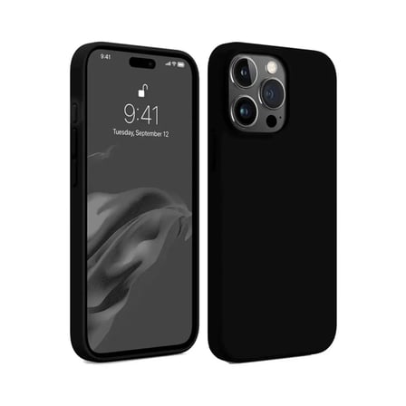 Newface Apple iPhone 15 Pro Kılıf First Silikon - Siyah