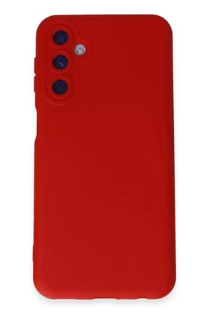 Newface Samsung Galaxy M14 5G Kılıf Nano içi Kadife Silikon - Kırmızı