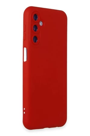 Newface Samsung Galaxy M14 5G Kılıf Nano içi Kadife Silikon - Kırmızı