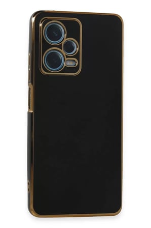 Newface Xiaomi Redmi Note 12 Pro Plus Kılıf Volet Silikon - Siyah